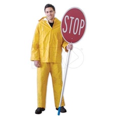 Yellow PVC Rain Jacket