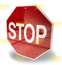 B size Stop Sign