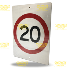 Speed Limit (Speed Restriction) Sign 20 Kph