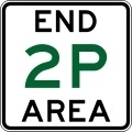 End Parking Restriction Area