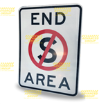 End No Standing Area