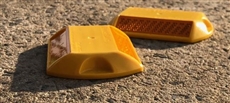 Cats Eyes - Reflective Road/Pavement Markers - Yellow.  2 Way