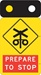 Advance Railway Active Warning Sign