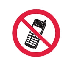 Pictogram - No Mobile Phones - Multiple Options are Available