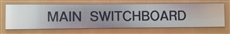 MAIN SWITCHBOARD ENGRAVED SIGN