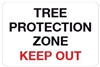 Tree Protection Zone Sign