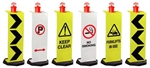 Portable Signs for Temporary T-Top Bollards
