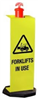 Forklifts In Use Sign For Temporary T-Top Bollards