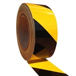 50mm x 45.7mtr - Reflective Tape - Cl.2 - Yellow and Black