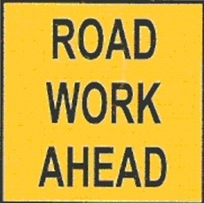 Road Work Ahead