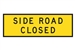 Side Road Closed