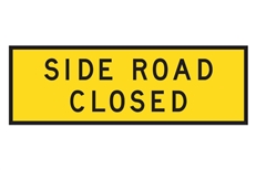 Side Road Closed