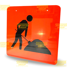 Workers Ahead (Symbolic Worker - WORKER DIGGING)