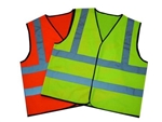 High Visibility Safety Vest w. reflective stripes