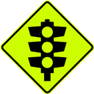 Signals Ahead (Traffic Lights Ahead)