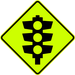 Signals Ahead (Traffic Lights Ahead)