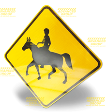 Horse & Rider Sign