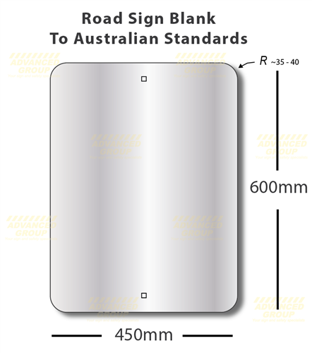 450x600mm 1.6mm thick Aluminium Sign Blanks