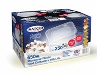 Satco 650 Microwave Containers and Lids