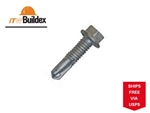 Hex Self Drill Screw 12-24 x 1-1/4" #4.5 ITW Buildex Climaseal 100 Pieces