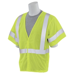 Hi Viz Lime S662 Class 3 Mesh Safety Vest