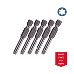 Torx #30 Power Bit 2-3/4" Pack of 5