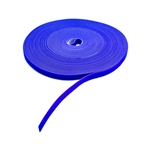 3/4" x 75' Hook & Loop Roll Blue For Cable Management