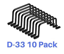 Arlington D-33 3" D Ring For Cable Management Pack Of 10