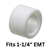 Arlington EMT125 Press Fit Insulation Bushings