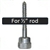 GST 3 Sammy Screw Wood 1/2" Rod