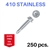 410 Stainless Hex Head Self Driller Screw 10 x 3/4" 250 Pack