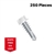 12 x 3/4" White Hex Self Drill With Seal Washer #3 Point 250 Pieces