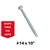 Extra Length Self Drilling Screw 14 x 10"