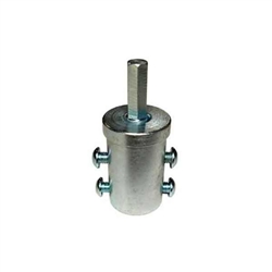 Lagmaster Drive Large. Fits 3 stage poles (3 sleeves). This is the bottom piece of the pole that that fits into the chuck of a power drill. Includes four screws.