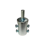 Lagmaster Drive Small.  Fits 2 stage poles (2 sleeves).  This is the bottom piece of the pole that that fits into the chuck of a power drill. Includes four screws
