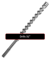 SDS Max Hammer Drill Bit 1-3/8" x 36"