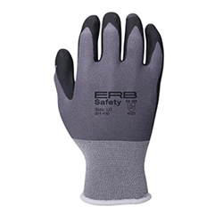 12 Pair Gray Nylon Nitrile XL