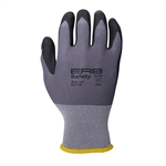 12 Pair Gray Nylon Nitrile XL