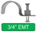 3/4" EMT/Conduit Strap For HIlti & Ramset Tools