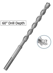 SDS Max Hammer Drill Bit 1-1/4" x 66"
