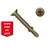 Flat Head Self Drill w/Wings 12-24 x 2-1/2" Ext. Coated 100 Pieces