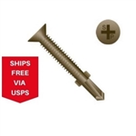 Flat Head Self Drill w/Wings 1/4-20 x 4-3/4" 100 pieces