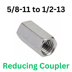 5/8"-11 to 1/2"-13  Reducing Rod Coupling Nut 25Pieces