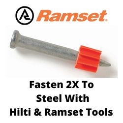 1-7/8" Nail for Ramset, Hilti Tools Shoot 2x To Steel Ramset SP178