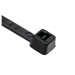 Hellerman/Tyton  T50R0C2 8" Black Cable Tie Wraps 100 Pieces