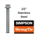 1/2" x 4" Simpson Titen HD 304 Stainless Anchor Box of 20