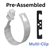 Arlington TL25 2 1/2" Loop w/Multi-Clip