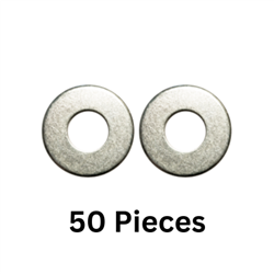 3/8" Flat Washer 304 Stainless 50 Pieces