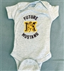 Future Mustang Gray Onesie