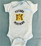 Future Mustang Gray Onesie